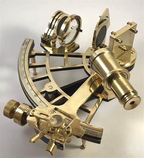 Brass sextant .